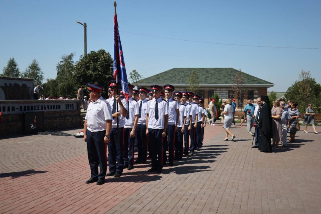 В селе Весело-Вознесенка прошли торжественные мероприятия в честь 270-летия со дня рождения атамана Матвея Платова